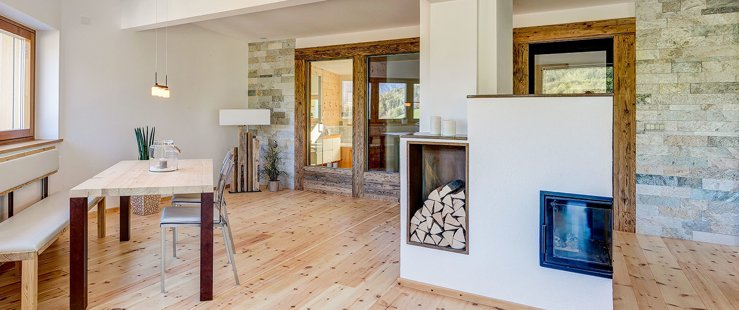 Fußboden_Zirbenholz, Foto Helmut Brunner